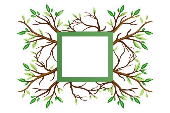 Branches Around the Perimeter of an Empty Rectangle Graphics