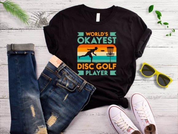 Disc Golf T-shirt Design Graphic