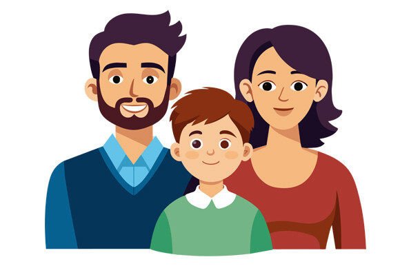 Family Moments Vector Graphics Freebies