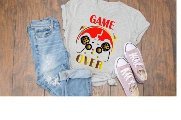 Game Over Graphics for Print Templates