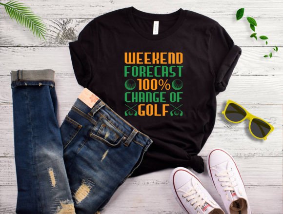 Golf T-shirt Design Vector Graphic