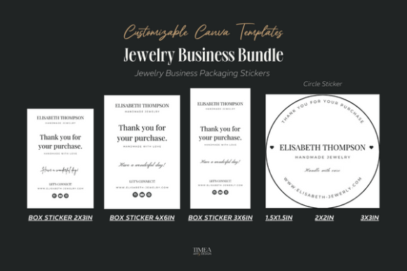 Jewelry Small Business Templates Graphics