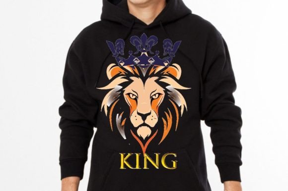 KING LION S T-Shirt Graphics for Print Templates