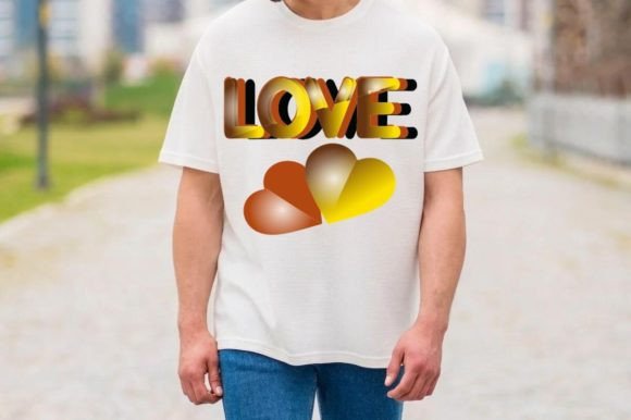 Love Special T-Shirt Design Graphics for Print Templates