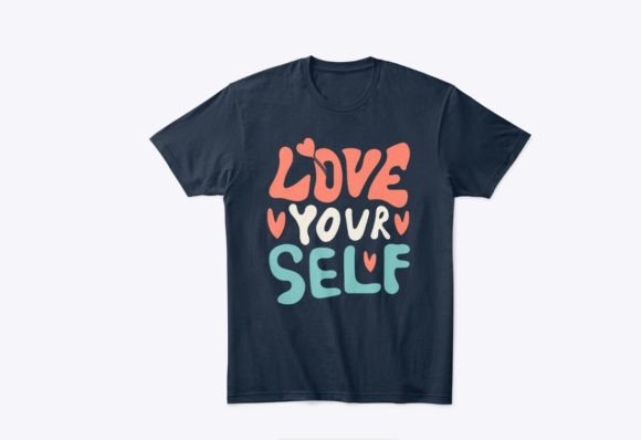 Love Your Self Vector Art Graphics for Print Templates
