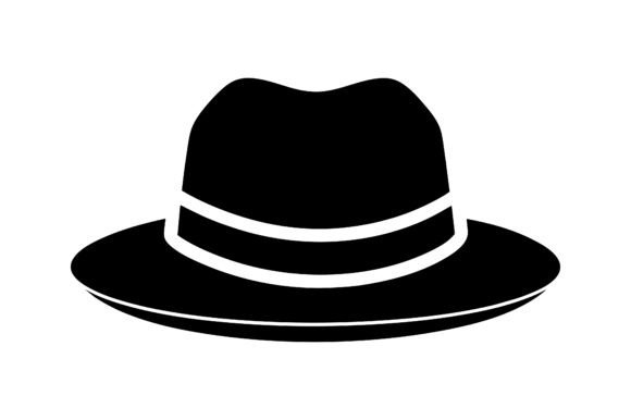 The Whole Hat Black Silhouette Vector Graphics Freebies